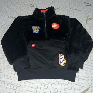 Nike kids half zip sherpa